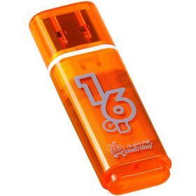 USB 16 - - Smartbuy USB 16Gb Glossy Series Orange