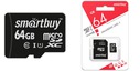  -   Smartbuy /SD micro 64 Gb UHS-1 (class10)+